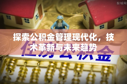 临洮探索公积金管理现代化，技术革新与未来趋势