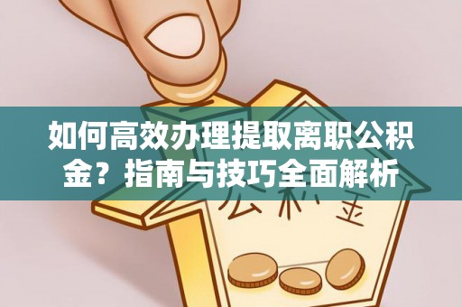 临洮如何高效办理提取离职公积金？指南与技巧全面解析