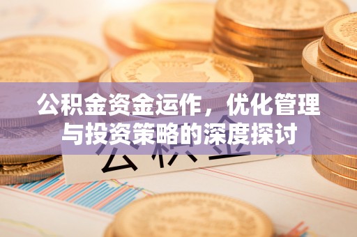 临洮公积金资金运作，优化管理与投资策略的深度探讨