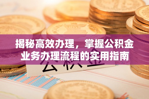 临洮揭秘高效办理，掌握公积金业务办理流程的实用指南
