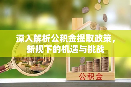 临洮深入解析公积金提取政策，新规下的机遇与挑战