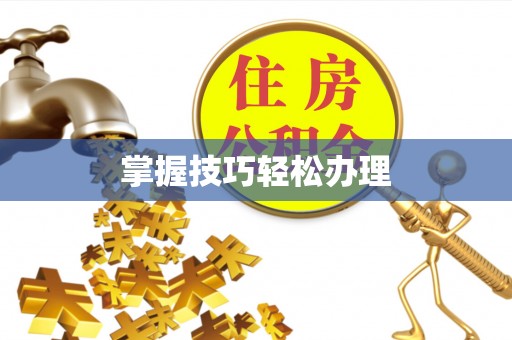 临洮掌握技巧轻松办理