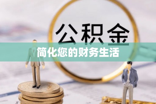 临洮简化您的财务生活