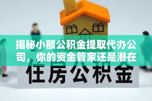 临洮揭秘小额公积金提取代办公司，你的资金管家还是潜在风险？