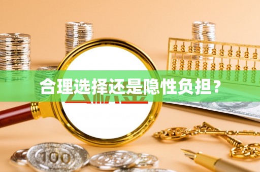 临洮合理选择还是隐性负担？