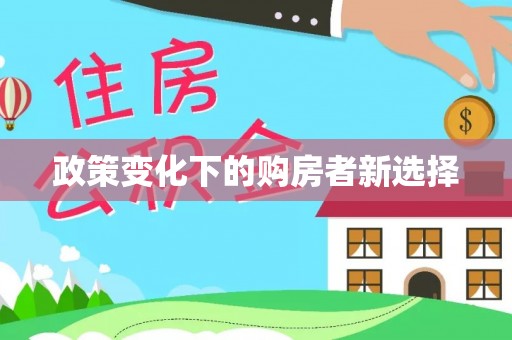临洮政策变化下的购房者新选择